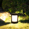 Waterproof Modern Black LED Solar Post Light for Outdoor Garden Pathway and Landscape