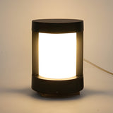 Waterproof Modern Black LED Solar Post Light for Outdoor Garden Pathway and Landscape
