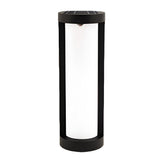 Waterproof Modern Black LED Solar Post Light for Outdoor Garden Pathway and Landscape