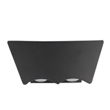 Waterproof Modern Black LED Wall Sconce Up and Down Porch Light for Outdoor Indoor Use