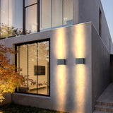 Waterproof Modern LED Up and Down Outdoor Wall Sconce Lighting for Exterior Porch and Garden