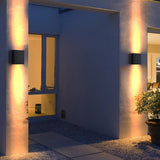 Waterproof Modern LED Up and Down Outdoor Wall Sconce Lighting for Exterior Porch and Garden