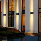 Waterproof Modern LED Up and Down Outdoor Wall Sconce Lighting for Exterior Porch and Garden