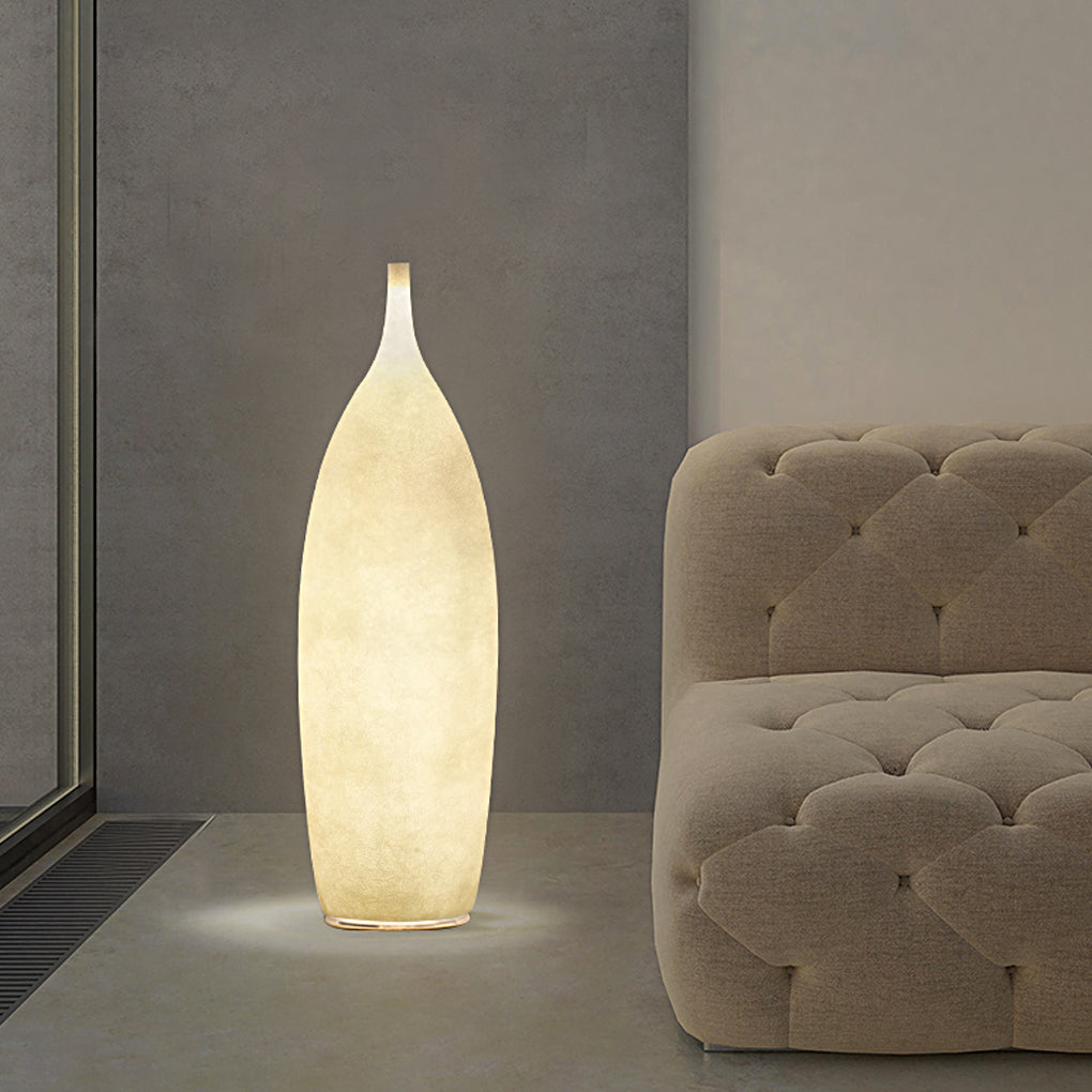 Waterproof Modern Resin Droplet Outdoor Floor Lamp for Garden and Patio Lighting