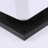 Waterproof Modern Square Outdoor LED Pier Mount Post Lamp for Garden Fence and Pillars