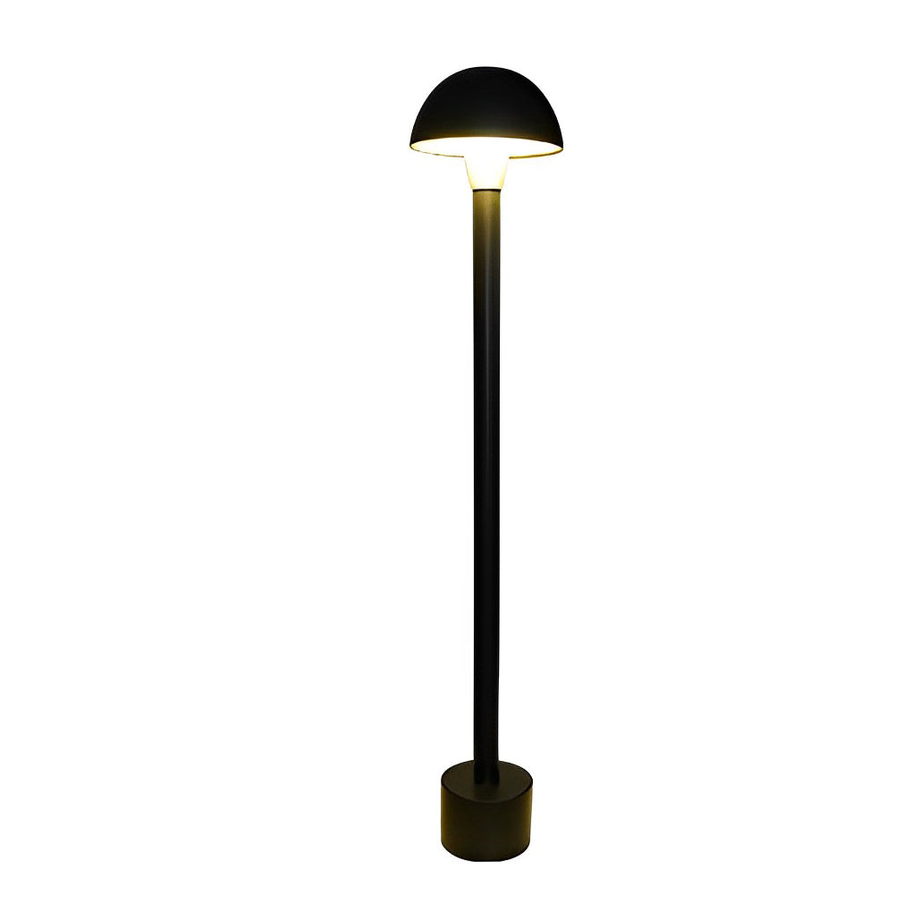Waterproof Mushroom LED Garden Lawn Lamp Black Aluminum Landscape Pathway Lighting Fixture