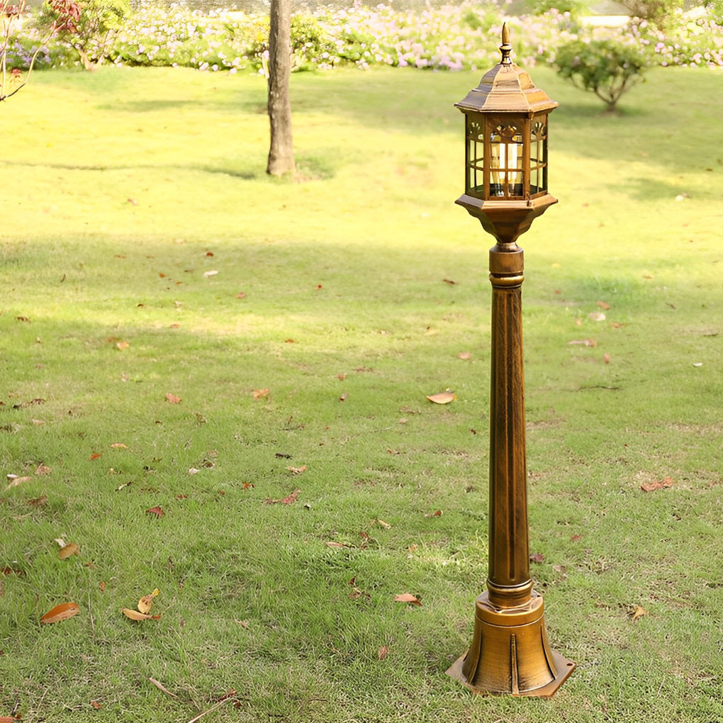 Waterproof Outdoor Lawn Light Retro Die Cast Aluminum Pathway Lamp for Garden and Landscape Lighting
