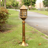 Waterproof Outdoor Lawn Light Retro Die Cast Aluminum Pathway Lamp for Garden and Landscape Lighting