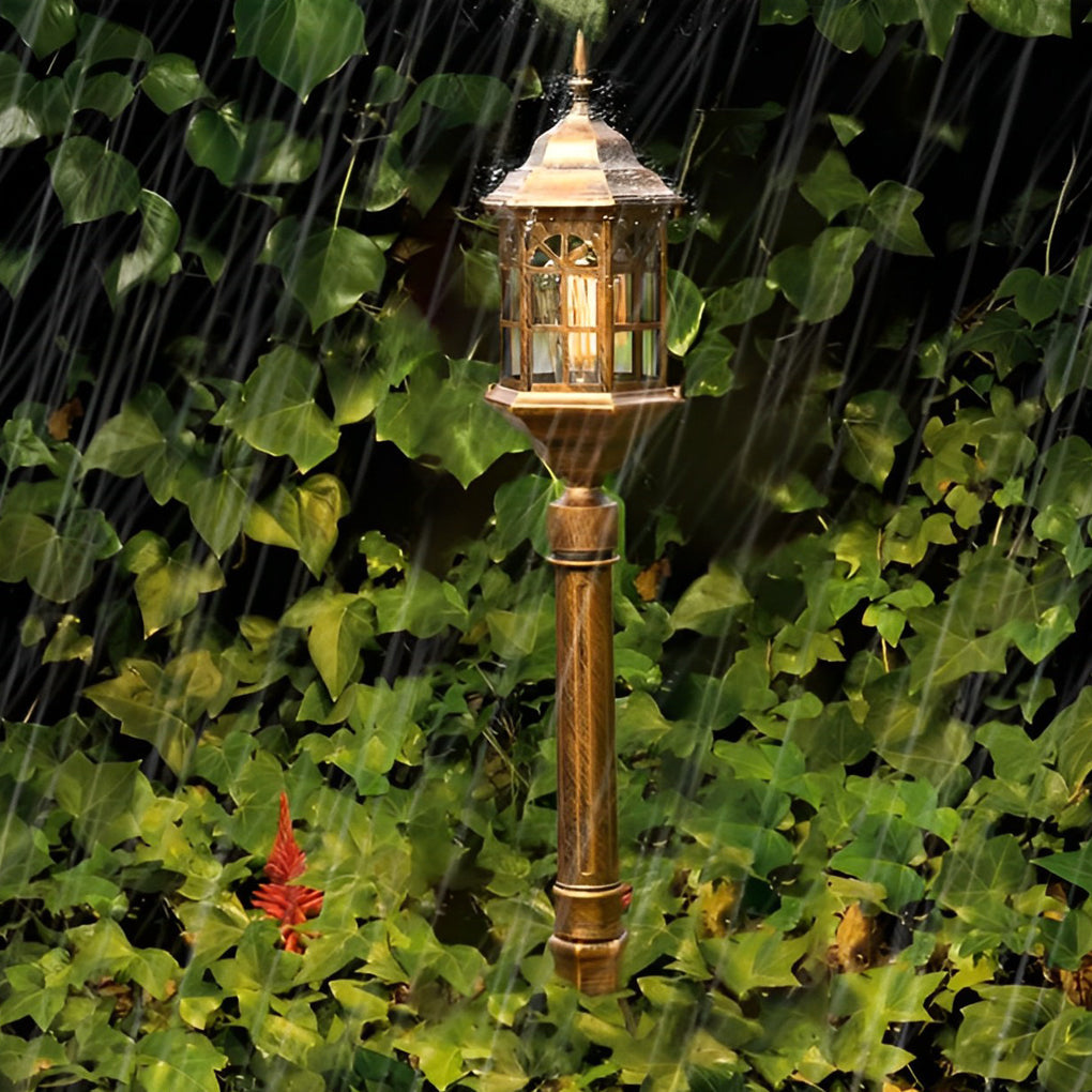 Waterproof Outdoor Lawn Light Retro Die Cast Aluminum Pathway Lamp for Garden and Landscape Lighting