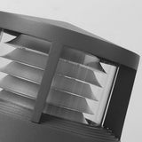 Waterproof Outdoor LED Fence Post Light Sand Gray Landscape Decorative Lamp for Garden and Villa