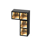 Waterproof Outdoor LED Wall Sconce with Integrated Flowerpot Black Exterior Light