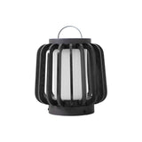 Waterproof Outdoor Portable Lantern for Patio Garden and Camping with Teak Wood Accents