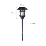 Waterproof Outdoor Solar LED Garden Lights for Landscape Path and Walkway Lighting