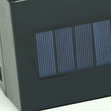 Waterproof Rectangular Glass LED Solar Outdoor Wall Lamp for Garden and Fence
