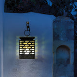 Waterproof Retro LED Solar Outdoor Lantern Decorative Hanging Lights for Garden Patio and Porch