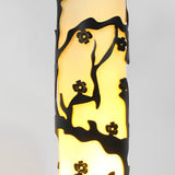 Waterproof Retro Outdoor Pathway Light LED Galvanized Steel Garden Lawn Lamp in Black Finish