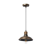 Waterproof Round Iron LED Outdoor Chandelier Retro Industrial Style Hanging Light for Porch