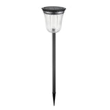 Waterproof Round Solar Powered LED Garden Pathway Lights with Motion Sensor 2 Piece Set for Outdoor Walkways