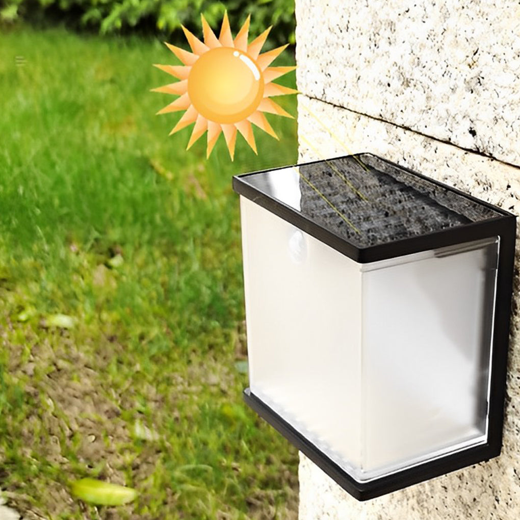 Waterproof Solar LED Motion Sensor Outdoor Wall Light for Garden and Villa