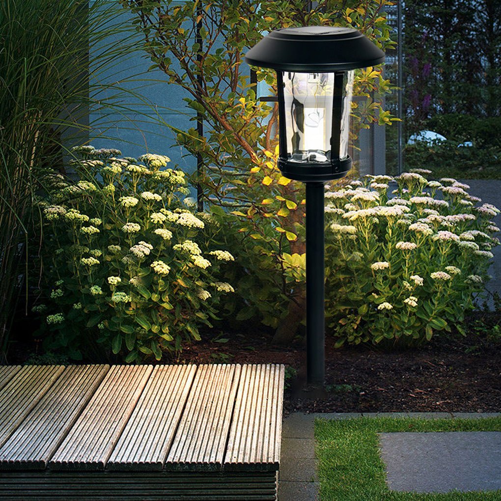 Waterproof Solar LED Post Lights Outdoor Garden Pathway Decorative Landscape Lighting
