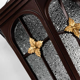 Waterproof Solar Post Cap Lights European Style Aluminum Outdoor Pillar Light for Garden Fence