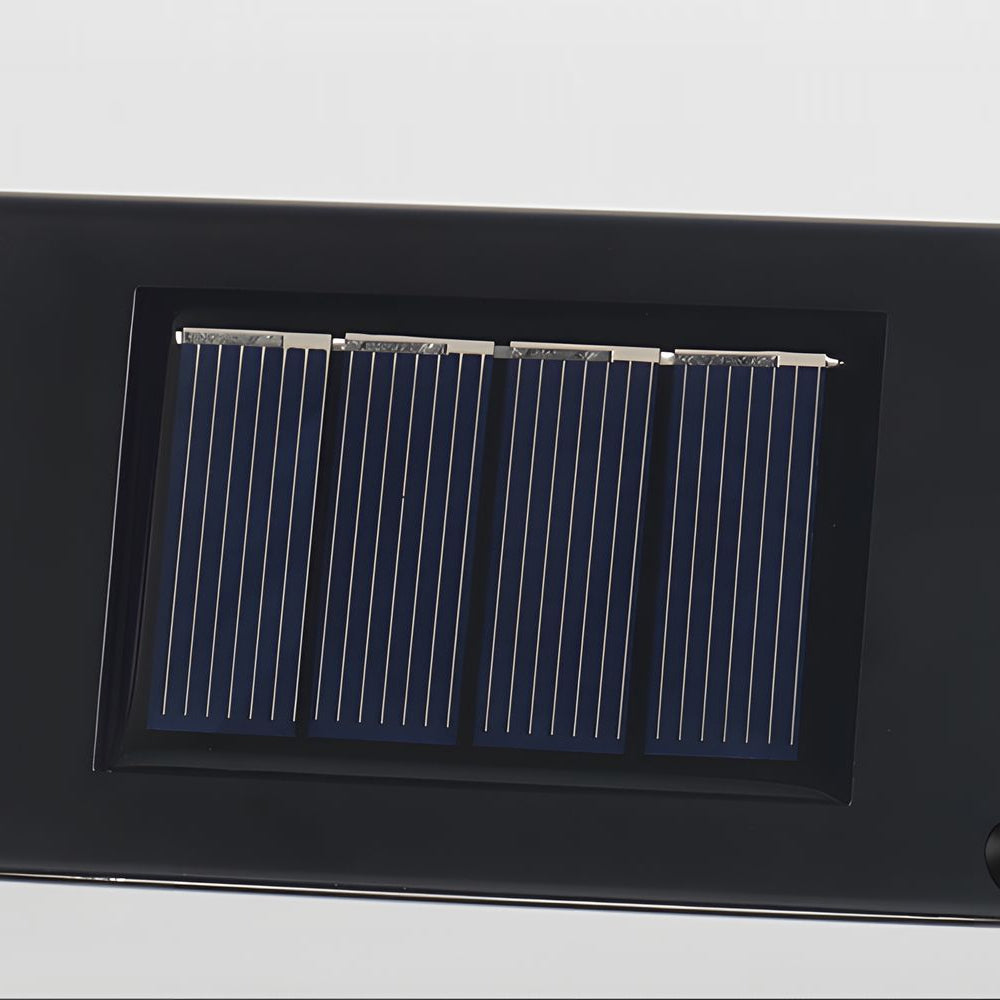 Waterproof Solar Powered Fence Lights with RGB Color Changing and Warm White LED for Deck Step and Wall 2 Pack