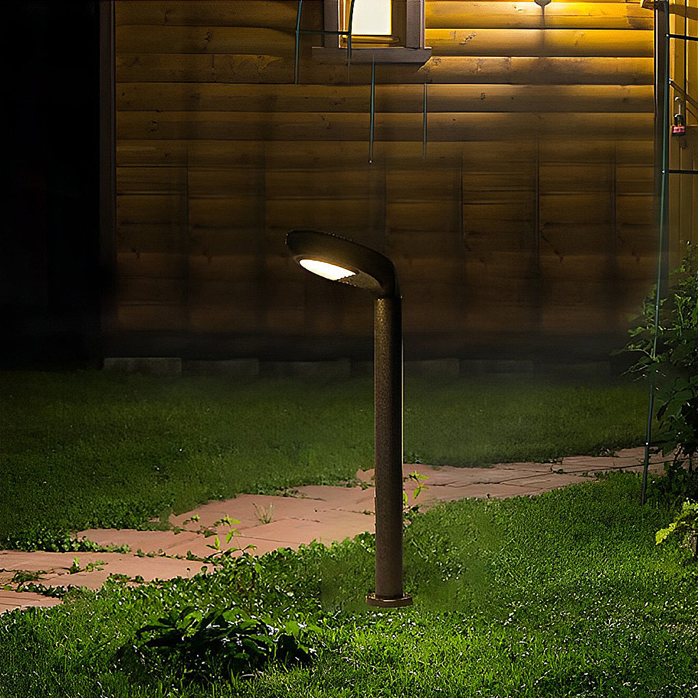 Waterproof Solar Powered Outdoor LED Pathway Bollard Garden Lamp