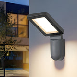 Waterproof Solar Powered Outdoor LED Wall Sconce Modern Aluminum Garden Path Lighting