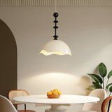 Wave Crest Modern LED Pendant Light with Organic Wave Design for Dining and Living Spaces