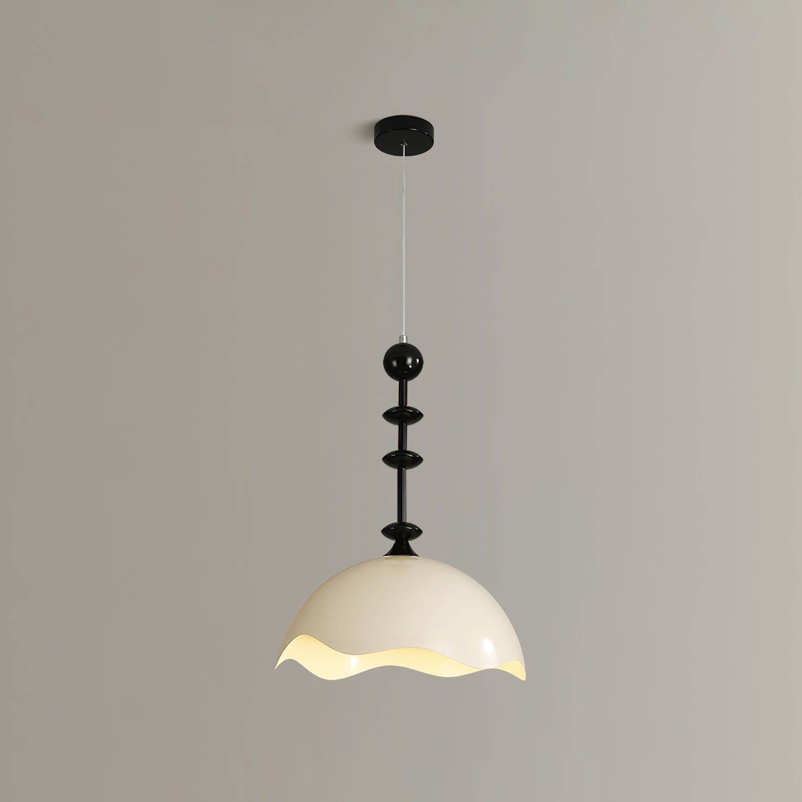 Wave Crest Modern LED Pendant Light with Organic Wave Design for Dining and Living Spaces