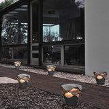 Wave Stacking Modern Outdoor Waterproof Landscape Wall Sconces and Garden Fence Post Lamp