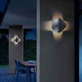 Wave Stacking Modern Outdoor Waterproof Landscape Wall Sconces and Garden Fence Post Lamp