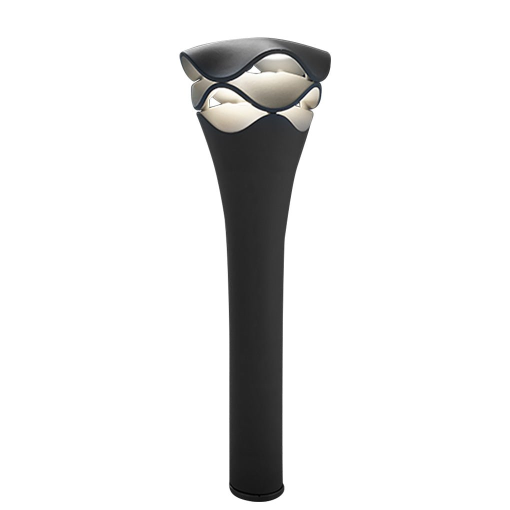 Wave Stacking Modern Outdoor Waterproof Landscape Wall Sconces and Garden Fence Post Lamp