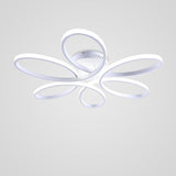 Modern Flower Petal LED Flush Mount Ceiling Light Dimmable Contemporary Fixture