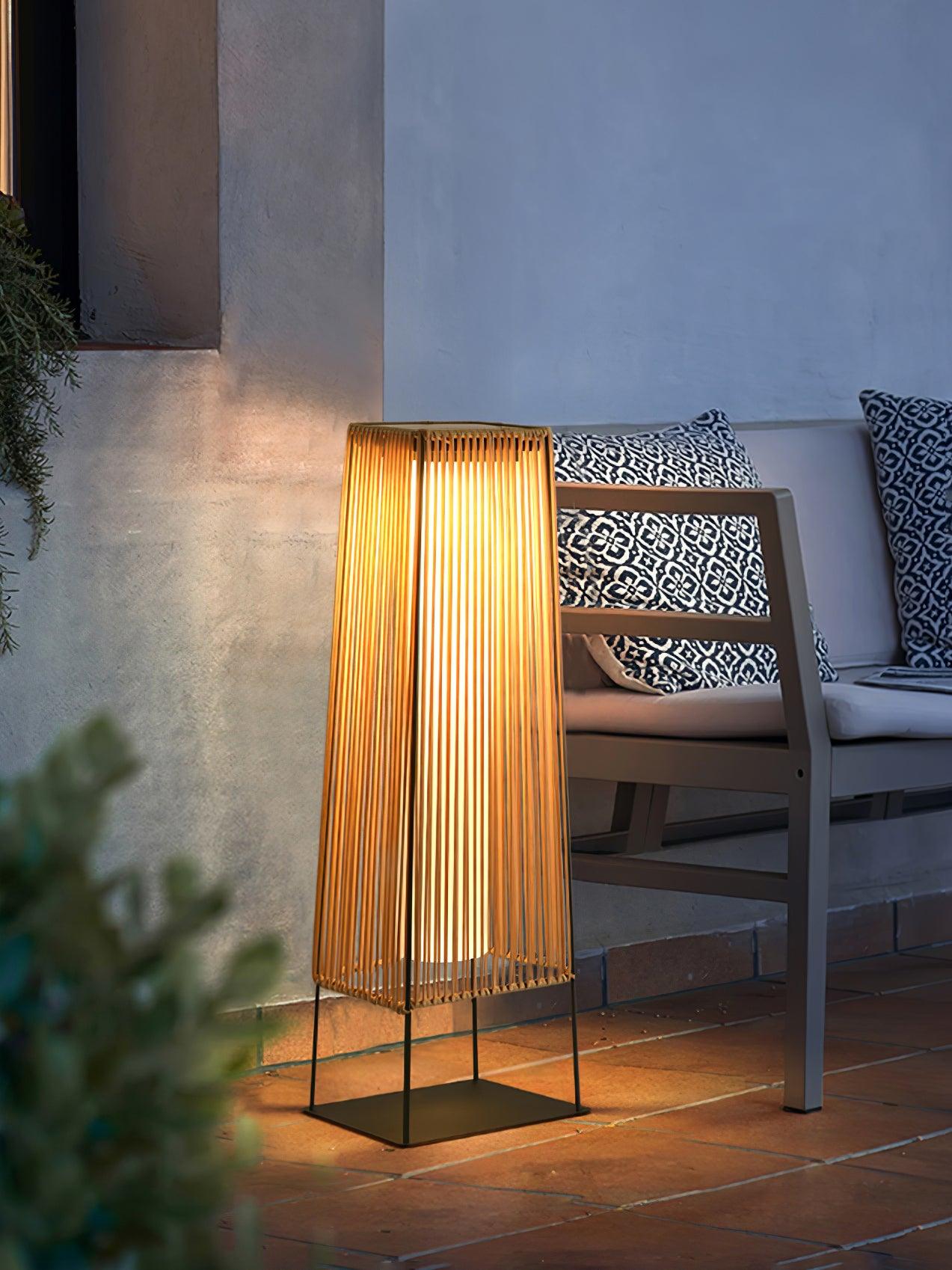 weatherproof-plastic-rattan-outdoor-post-light-for-garden-path-with-solar-and-hardwired-options