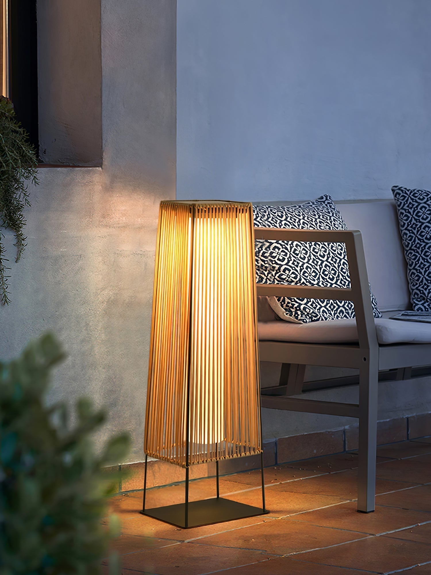 weatherproof-plastic-rattan-outdoor-post-light-for-garden-path-with-solar-and-hardwired-options
