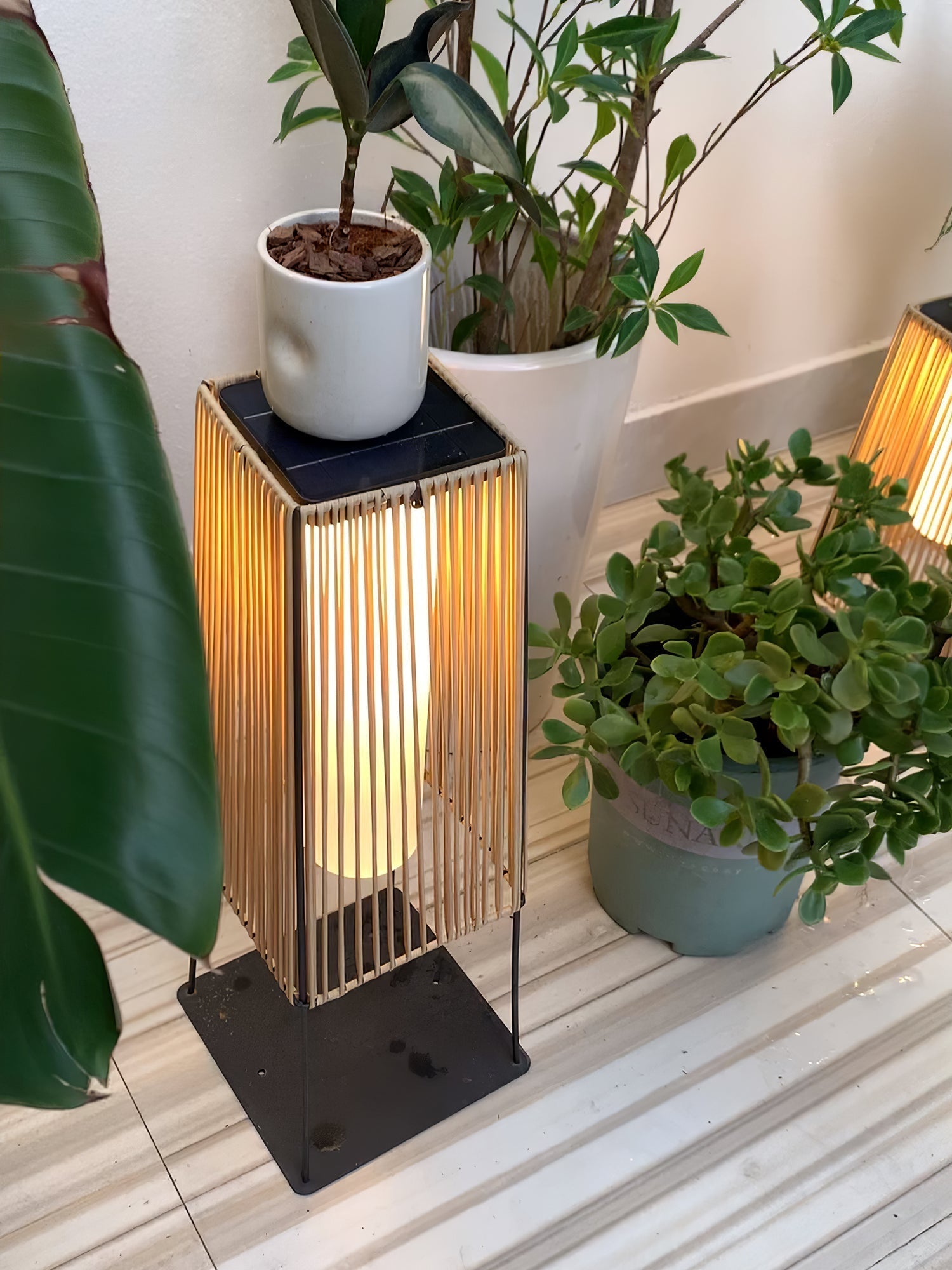 weatherproof-plastic-rattan-outdoor-post-light-for-garden-path-with-solar-and-hardwired-options