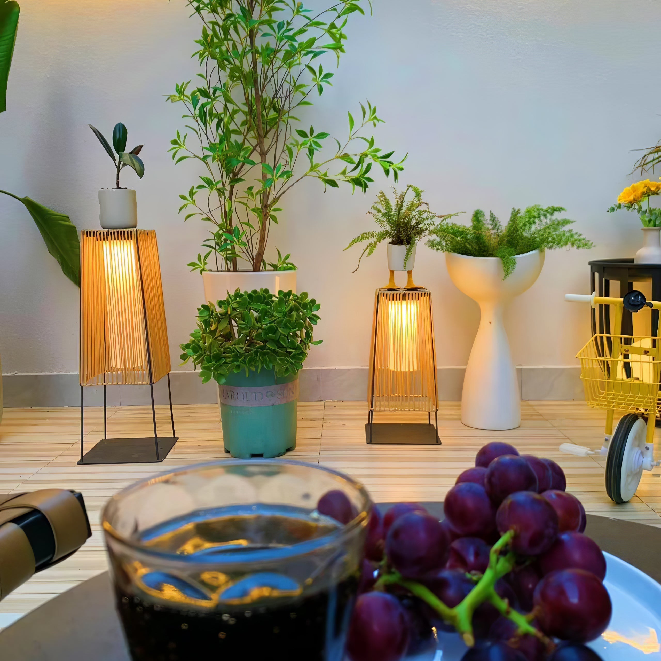 weatherproof-plastic-rattan-outdoor-post-light-for-garden-path-with-solar-and-hardwired-options