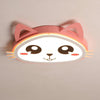 Cute Kitten Shape LED Flush Mount Ceiling Light for Kids Bedroom and Nursery