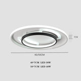 Geometric Cluster LED Flush Mount Lighting Modern Bedroom Living Room Ceiling Lamp