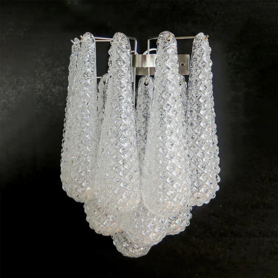 white-murano-petals-glass-wall-sconce-iridescent-alabaster-disc-wall-light