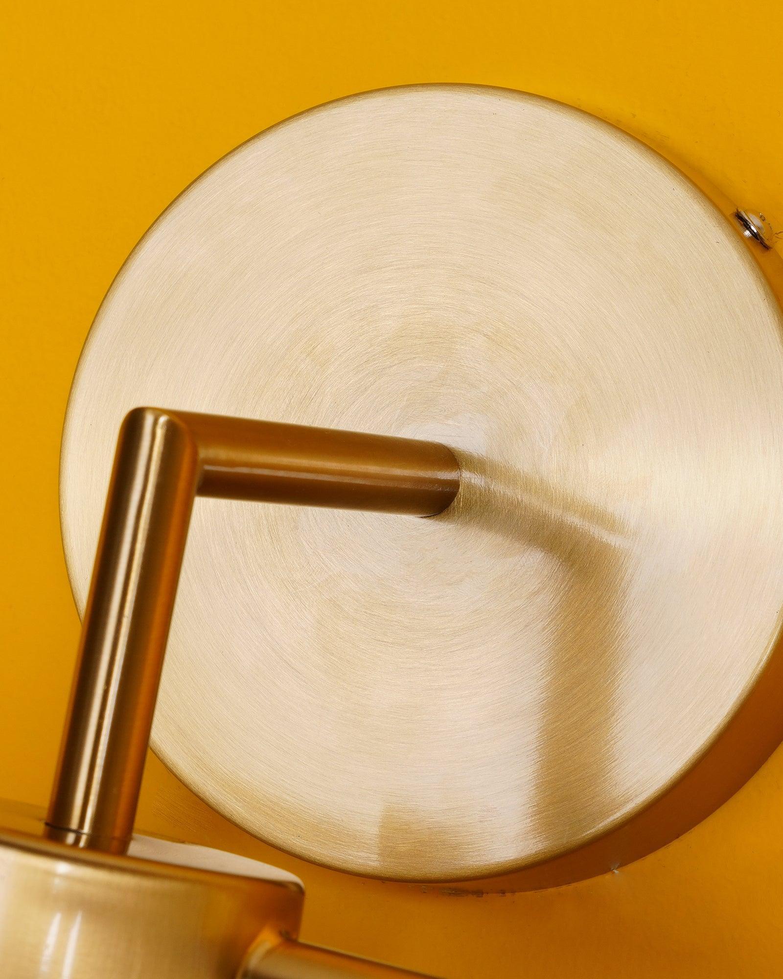 Wink Retro Tassel Wall Sconce Gold Geometric Fabric Fringe Wall Light for Bedroom