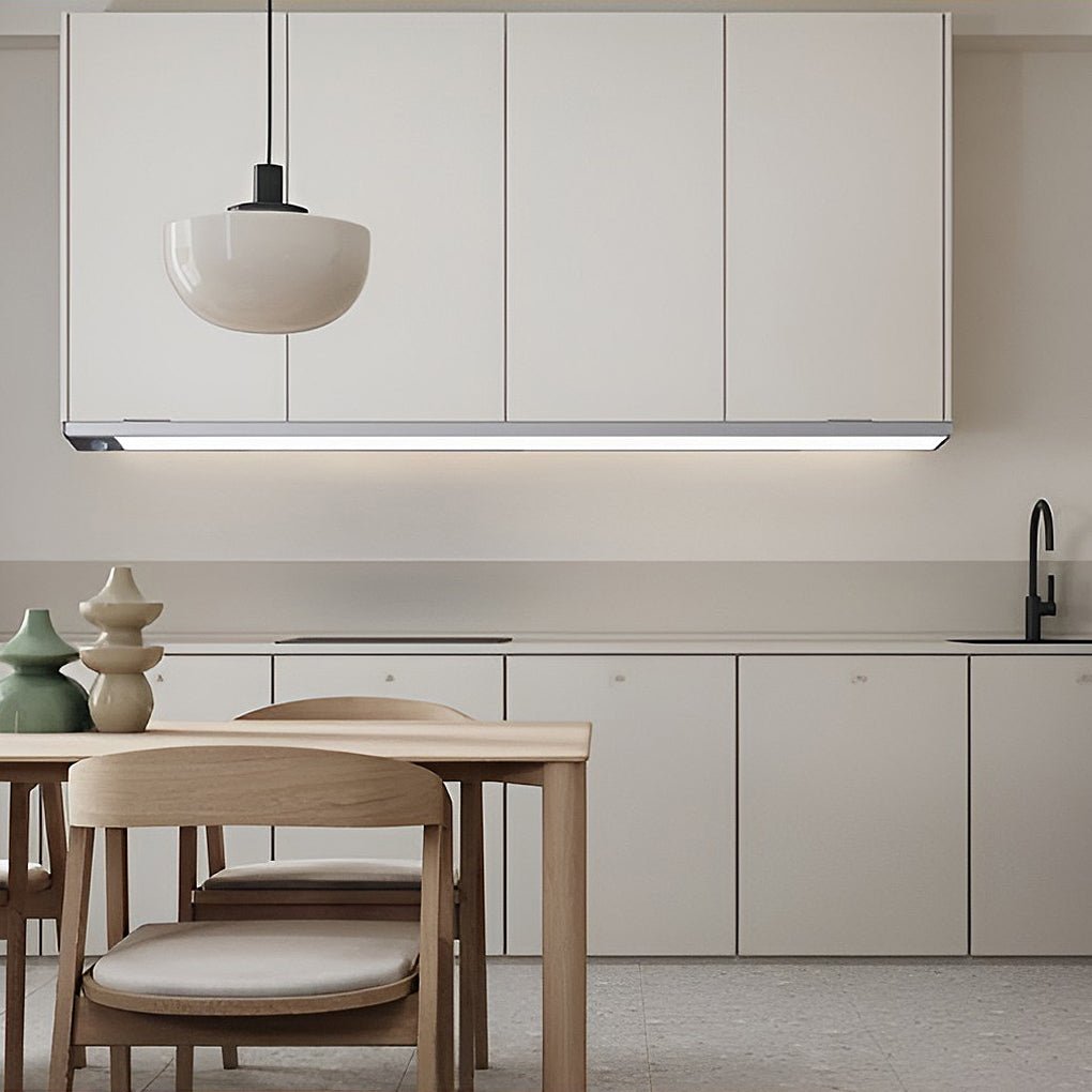 Wireless Rechargeable LED Under Cabinet Motion Sensor Light Battery Operated Kitchen Wardrobe Lamp