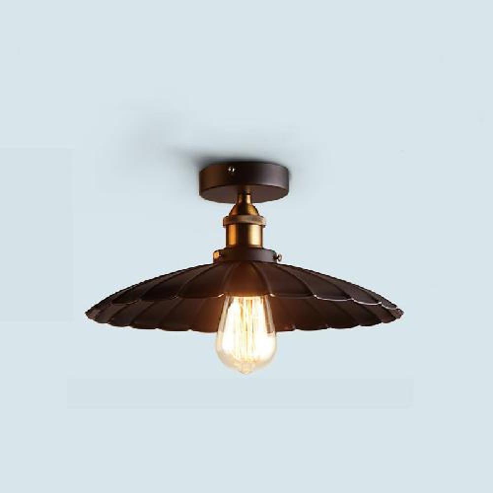 Modern Industrial Metal Teardrop Pendant Light Circular Single Head Ceiling Hanging Lamp for Hallway
