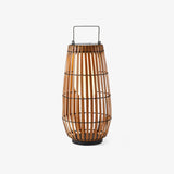 Woven Rattan Landscape Lantern Outdoor Floor Lamp IP65 Waterproof Garden Light