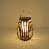 Woven Rattan Landscape Lantern Outdoor Floor Lamp IP65 Waterproof Garden Light