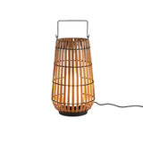 Woven Rattan Landscape Lantern Outdoor Floor Lamp IP65 Waterproof Garden Light