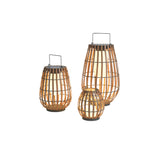 Woven Rattan Landscape Lantern Outdoor Floor Lamp IP65 Waterproof Garden Light