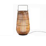 Woven Rattan Landscape Lantern Outdoor Floor Lamp IP65 Waterproof Garden Light