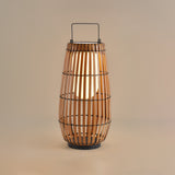 Woven Rattan Landscape Lantern Outdoor Floor Lamp IP65 Waterproof Garden Light